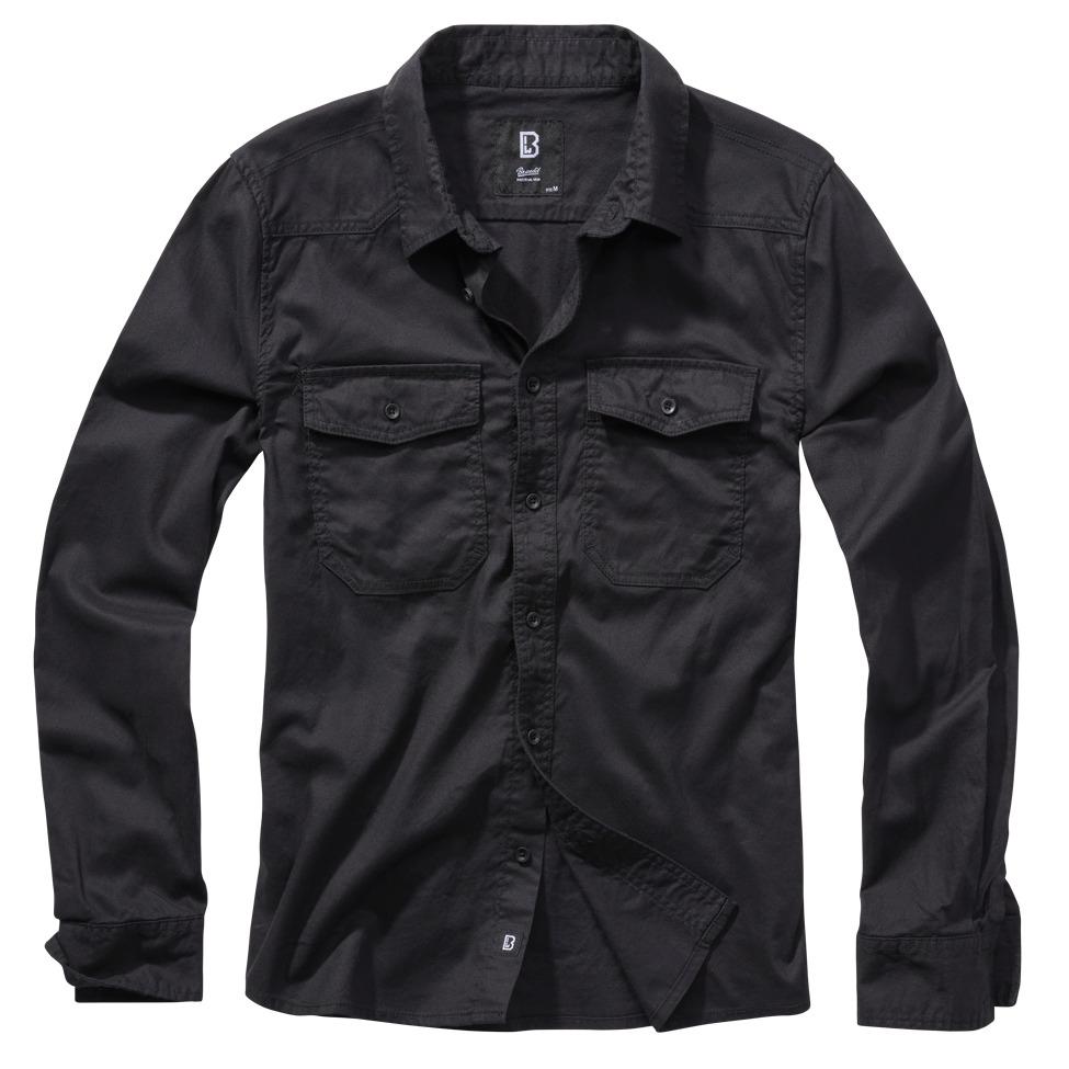 4051773131879 - Flanellshirt Flanellhemd schwarz in 5XL