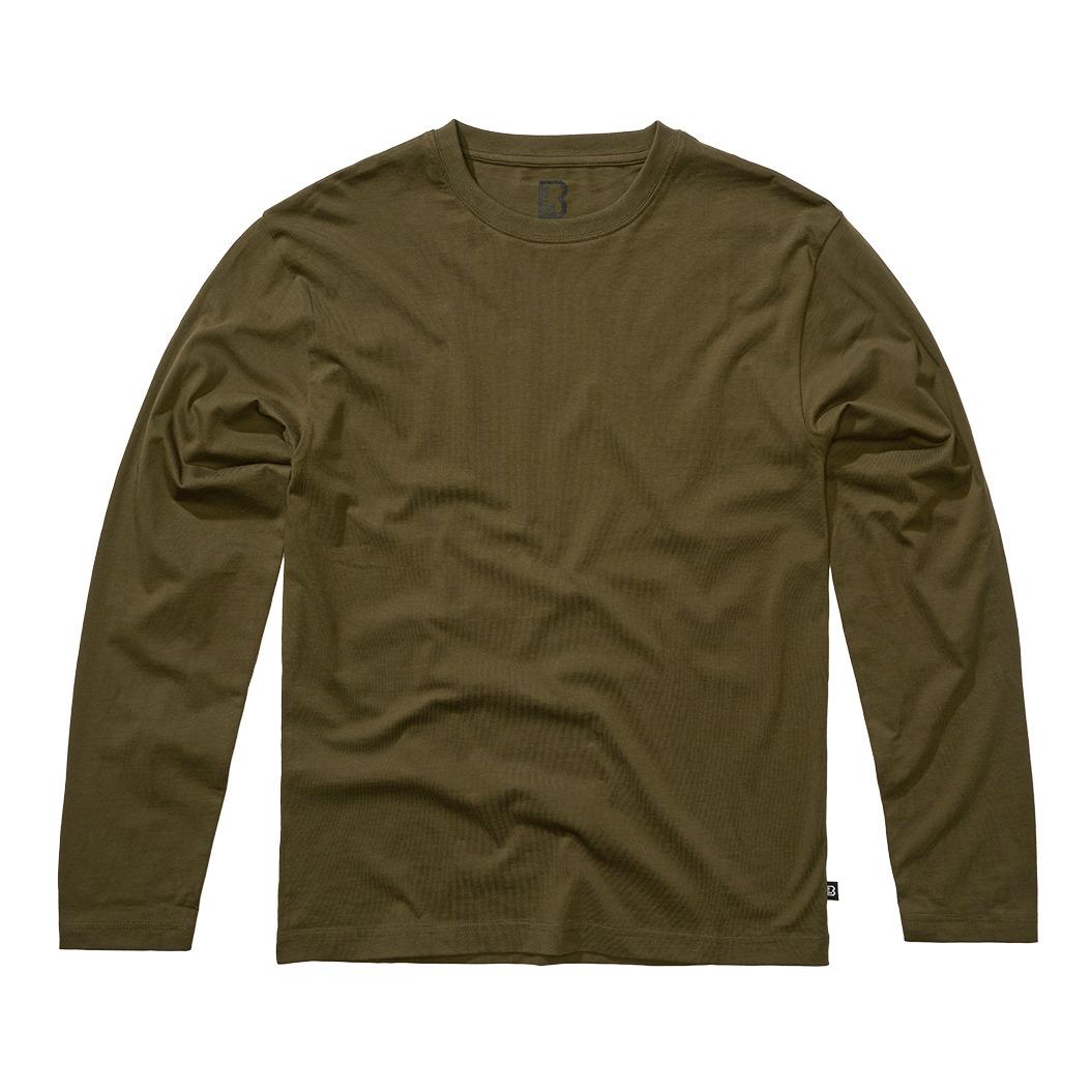 4051773237984 - Premium Longsleeve Shirt Langarmshirt oliv in XXL