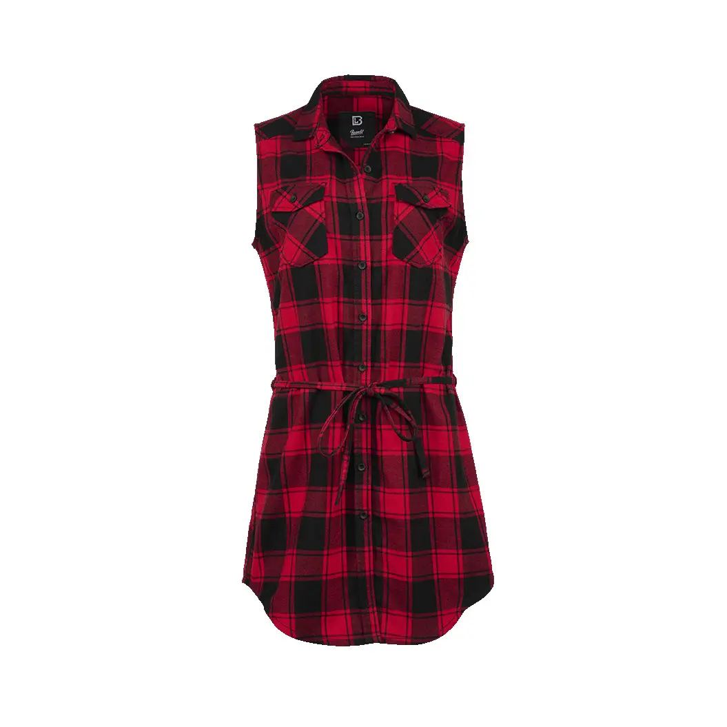 4051773174319 - Gracey ärmelloses Longshirt - Schwarz Rot - XL - female