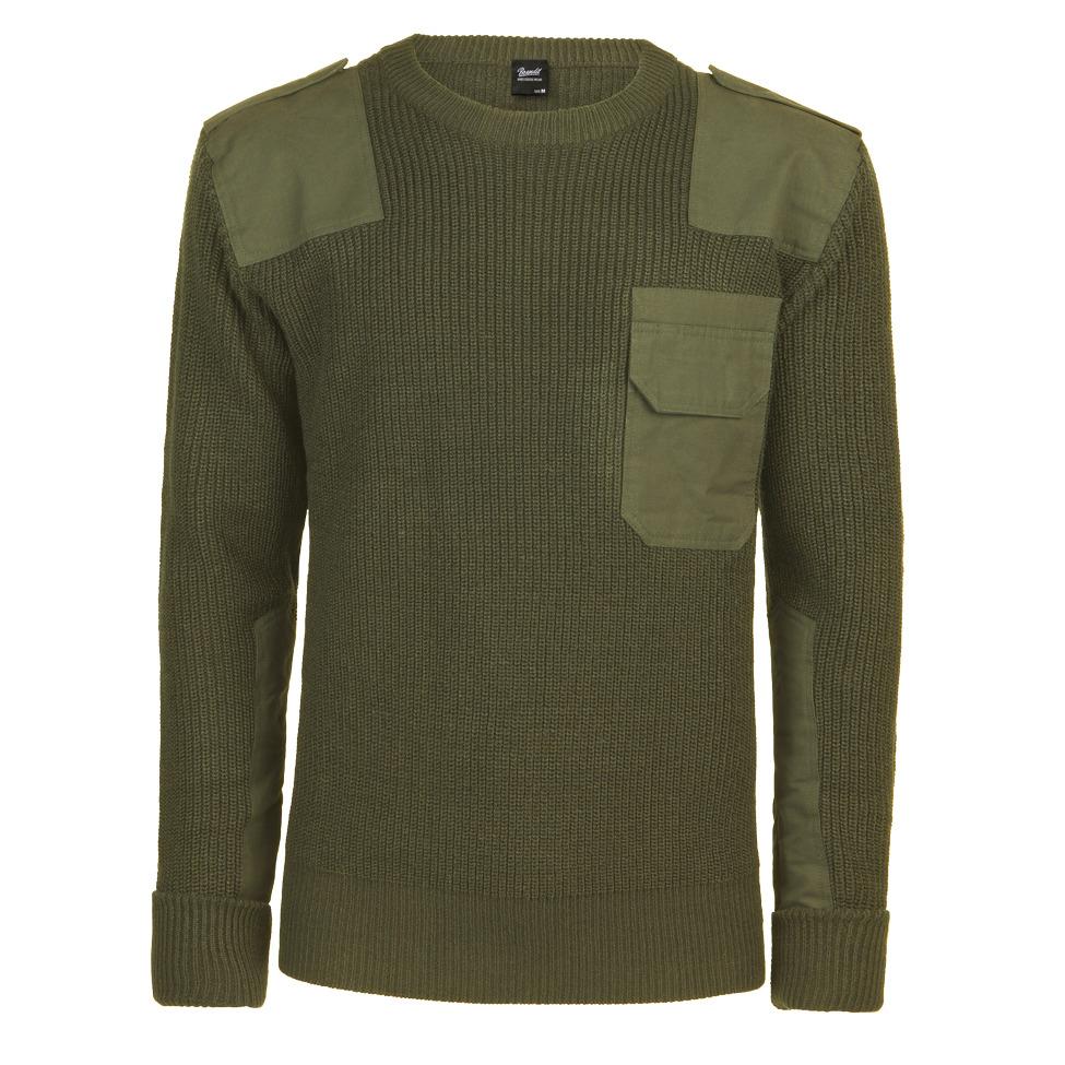 4051773090343 - Strickpullover MILITARY SWEATER BD5018 Olive 4051773090343 - Strickpullover MILITARY SWEATER BD5018 Olive