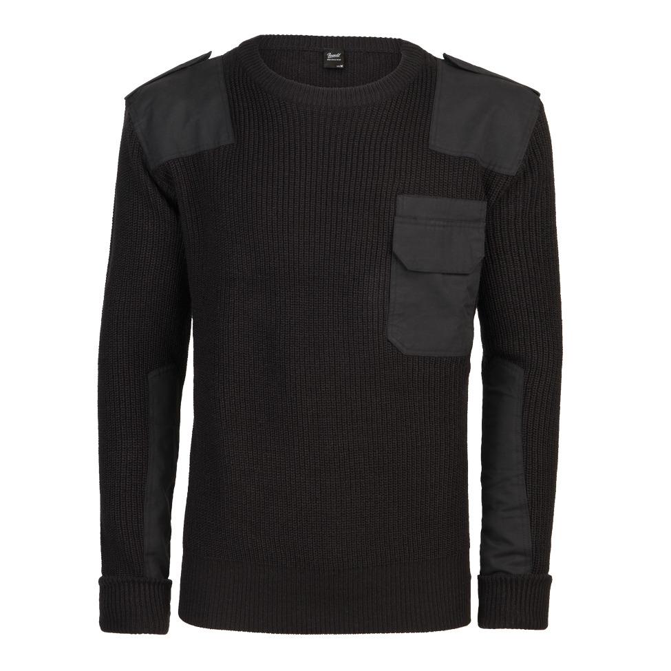 4051773090398 - Strickpullover MILITARY SWEATER BD5018 Black 4051773090398 - Strickpullover MILITARY SWEATER BD5018 Black