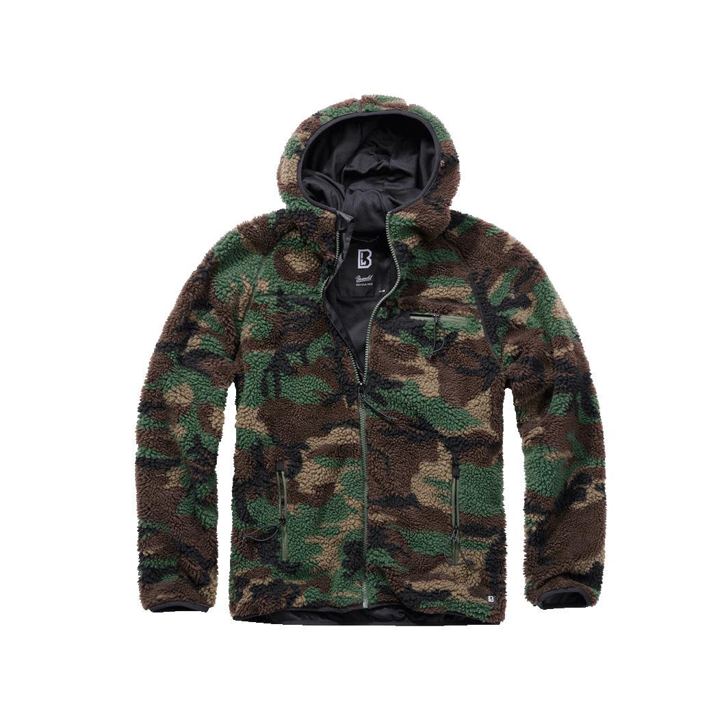 4051773128428 - Teddyfleece Worker Jacke - Grün - L - unisex