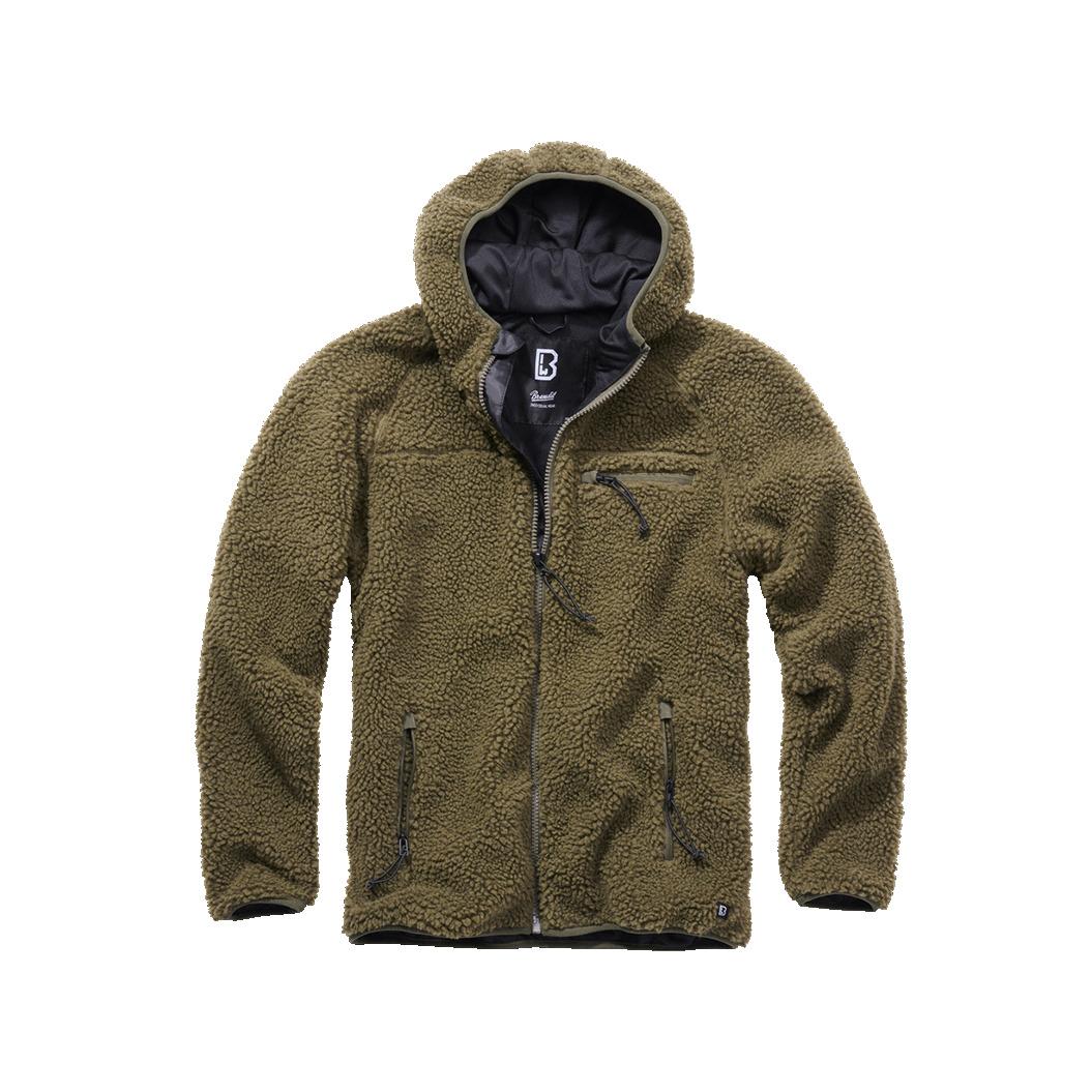 4051773128329 - Teddyfleece Worker Jacke - Grün - L - unisex