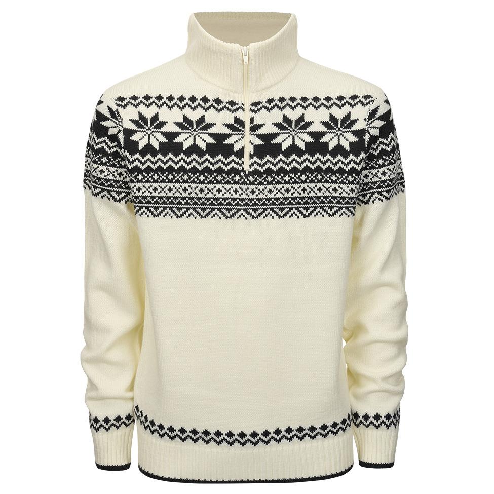 4051773168394 - Pullover Troyer Norweger Weiß S