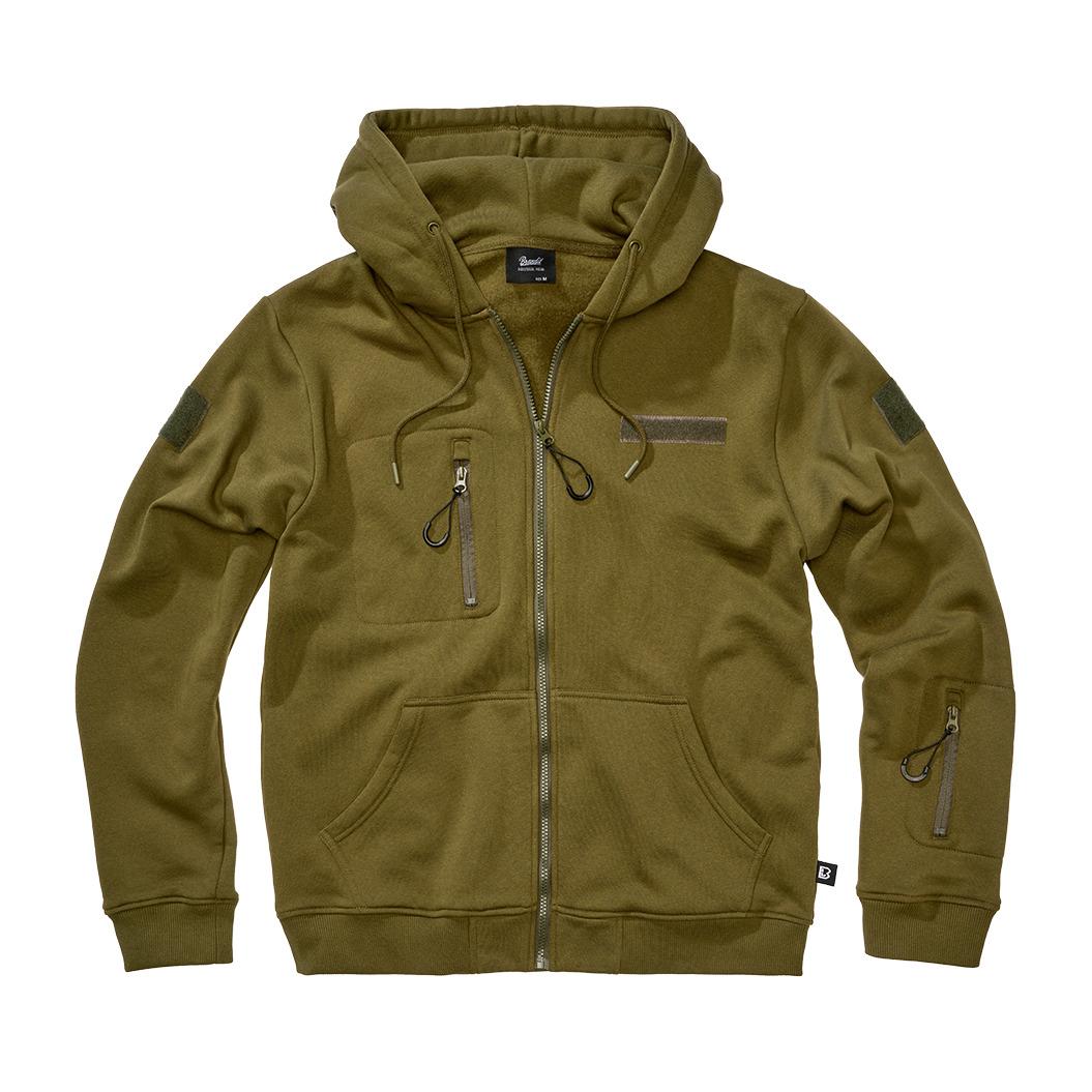4051773253144 - Tactical Sweat Jacket Kapuzenjacke oliv in M
