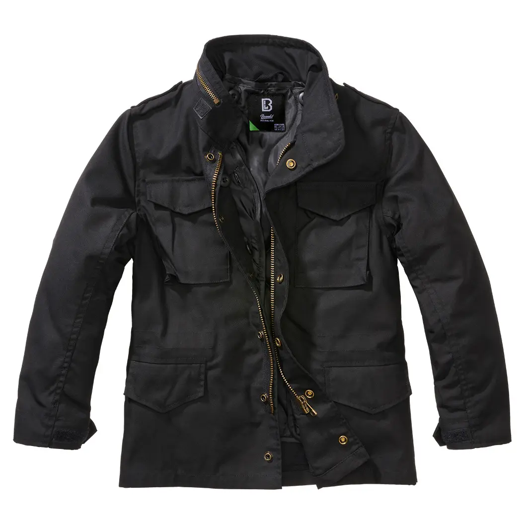 4051773086179 - Kids M65 Standard Jacke Jacke schwarz in 122 128 4051773086179 - Kids M65 Standard Jacke Jacke schwarz in 122 128