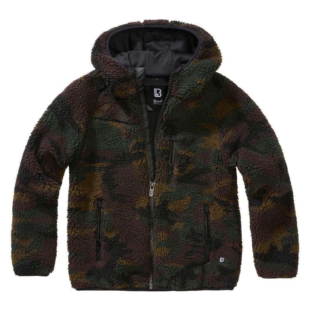 4051773158357 - Kids Teddyfleecejacket Jacke woodland