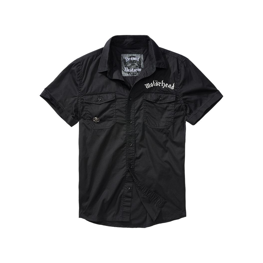 4051773146095 - Brandit Bastards - Roadstar Shirt Kurzarmhemd schwarz in 4XL