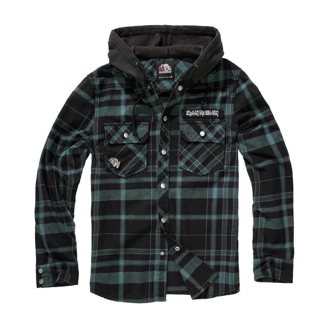 4051773200490 - Kariertes Hemd mit Kapuze Iron Maiden Eddy 4051773200490 - Kariertes Hemd mit Kapuze Iron Maiden Eddy
