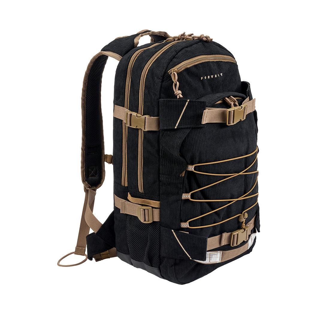 4051773250419 - Cord Laptop Louis Rucksack schwarz beige