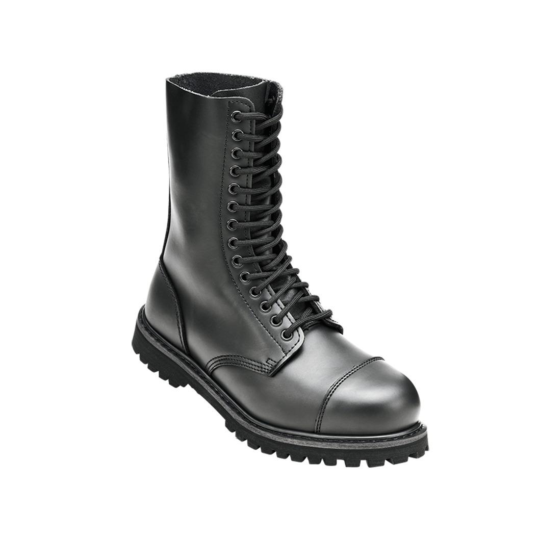 4051773003008 - 14 Eyelet Stiefel - Schwarz - 47 - unisex