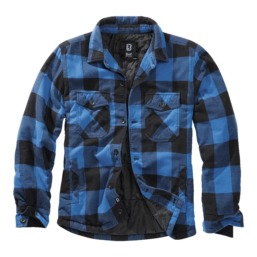 4051773100455 - Lumberjacket Übergangsjacke schwarz blau in XXL