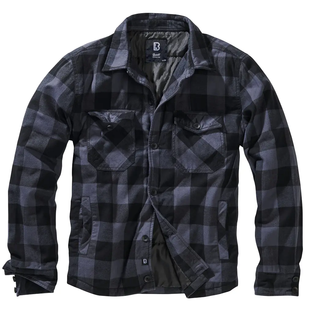 4051773083598 - Lumberjacket Übergangsjacke schwarz anthrazit in M