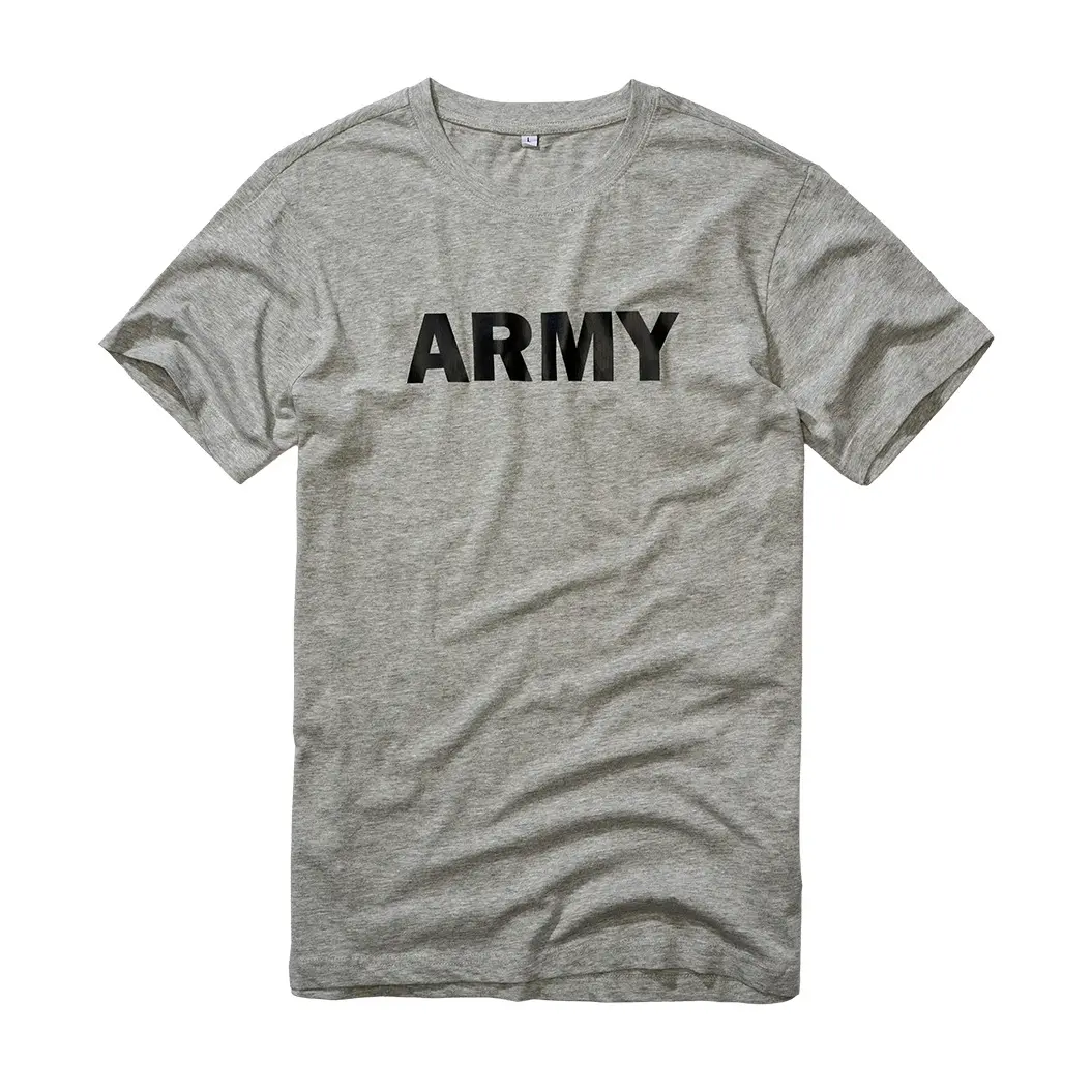 4051773240403 - T-Shirt Army T-Shirt grau meliert in XL
