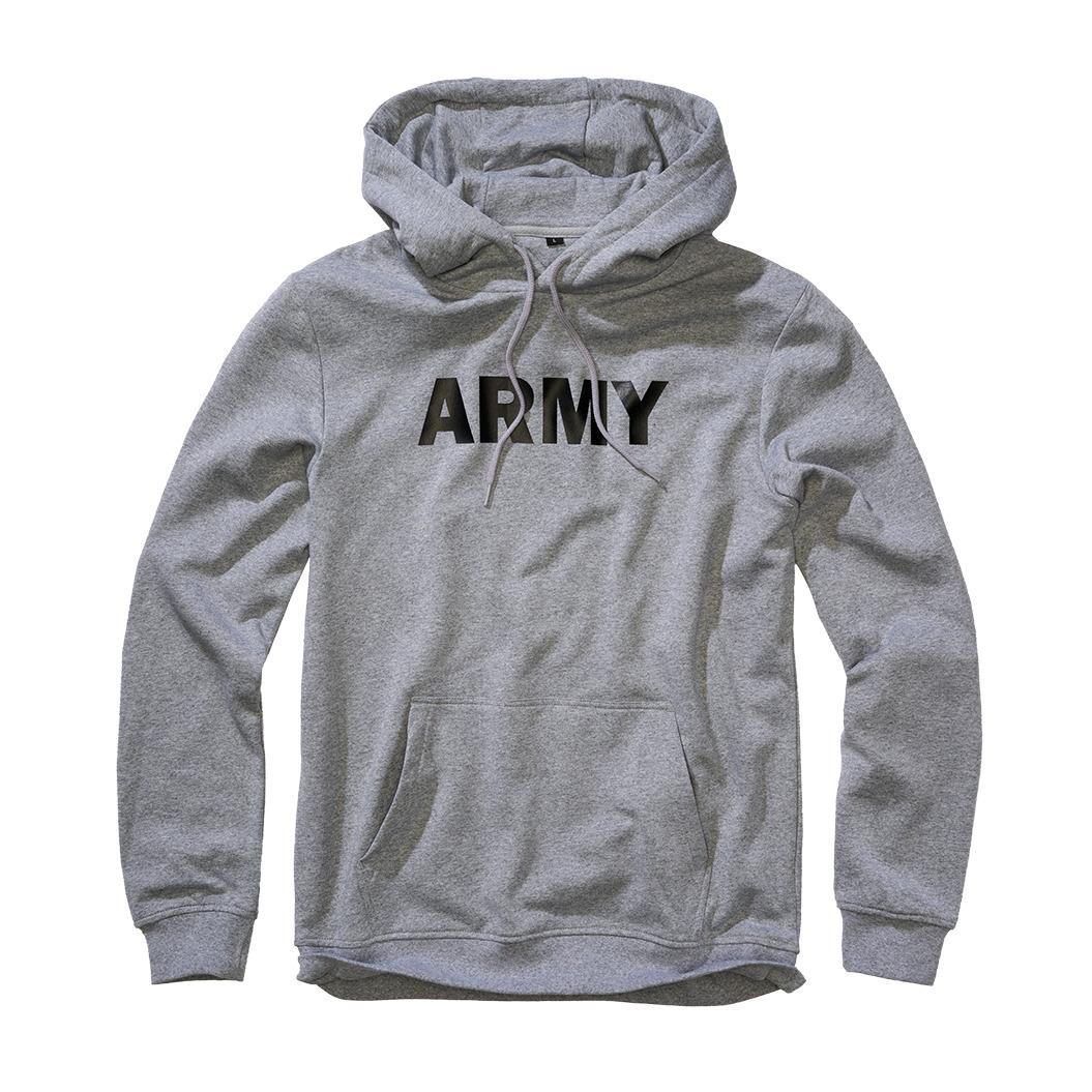 4051773240793 - Hoody Army Kapuzenpullover grau meliert in L