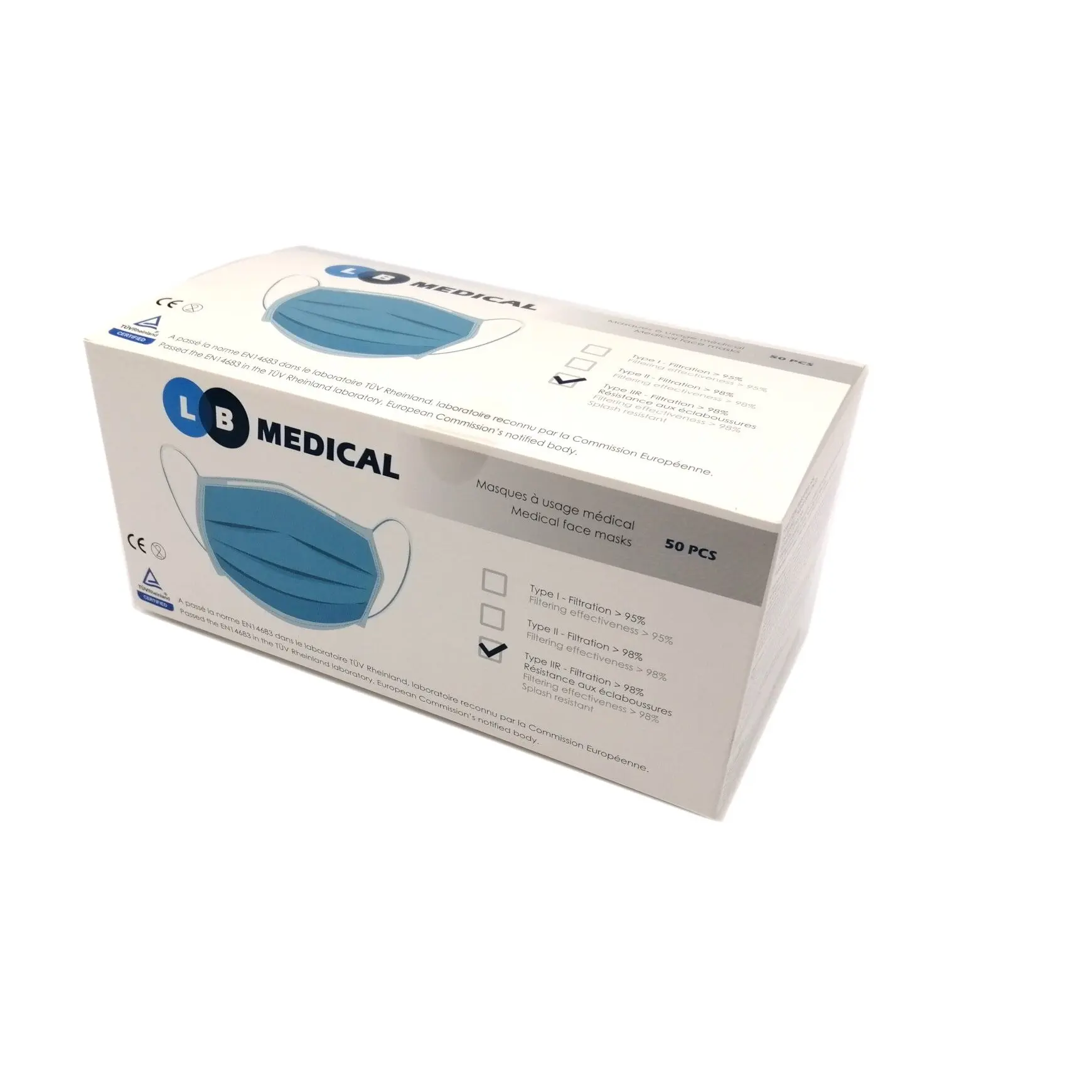 Type IIR Anti-vervuilingsmasker Brazoline (x50)