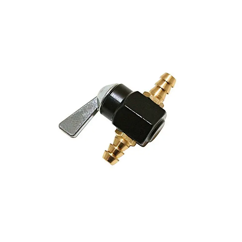 Motorrad-Benzinhahn für Schlauch Brazoline 6 mm