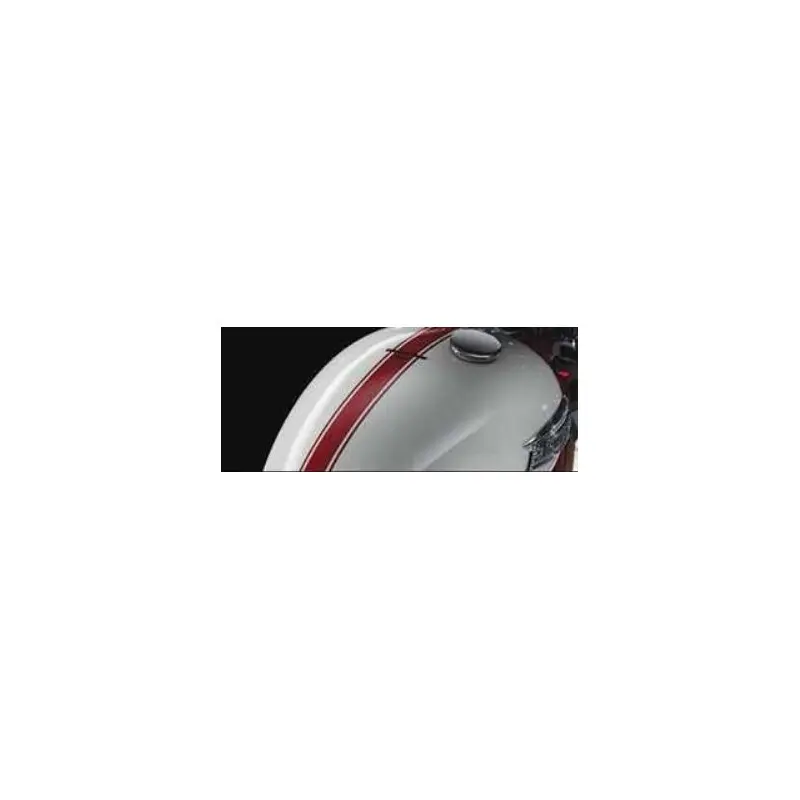 Motorradaufkleber Dreifachstreifen metallisiert Brazoline Stickers Rayes (x2)