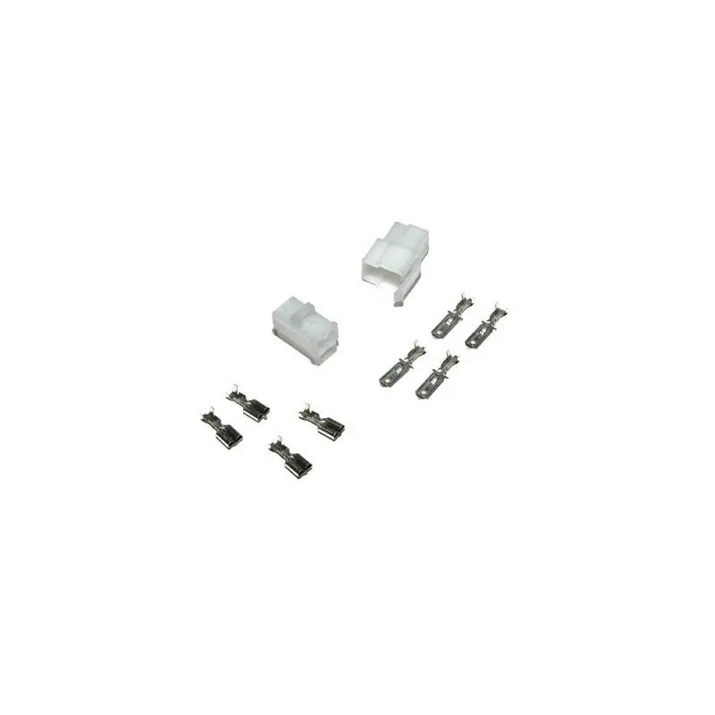 Pin-Paar Stecker 3 Kabelschuhe Motorrad Brazoline