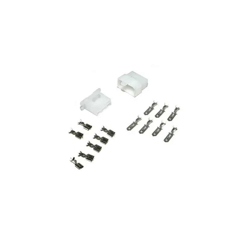 Pin-Paar Verbinder 6 Kabelschuhe Motorrad Brazoline