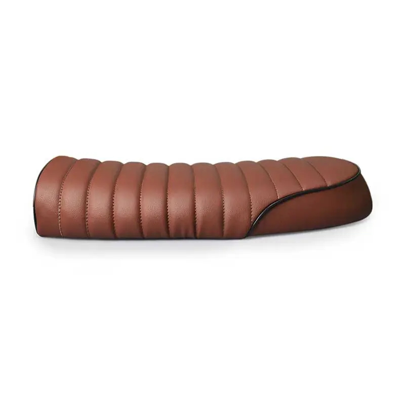 Selle Brazoline Scrambler 2 marron clair mat coutures droites marrons