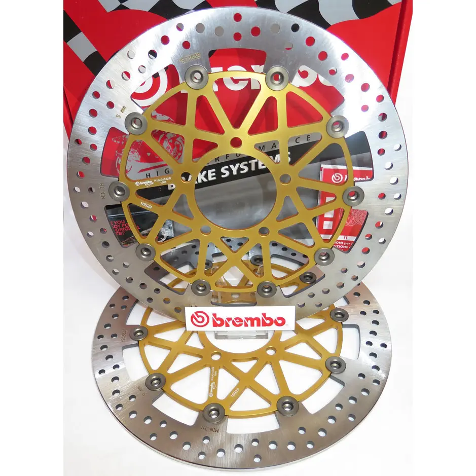 Paar Motorrad-Bremsscheiben Brembo supersport kawasaki Zx-10rr