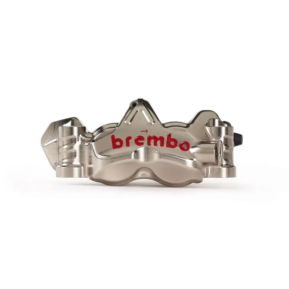 Motorradbremssattel radial links Monoblock vernickelt Brembo GP4-PR 4X 32/36
