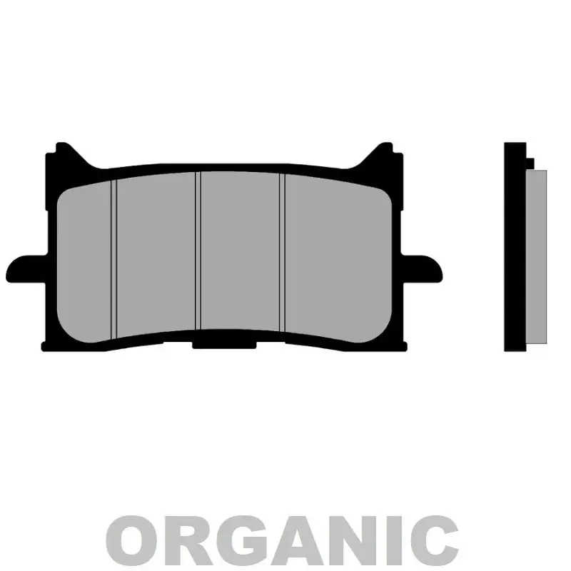Organischer Motorrad-Bremsbelag Brenta
