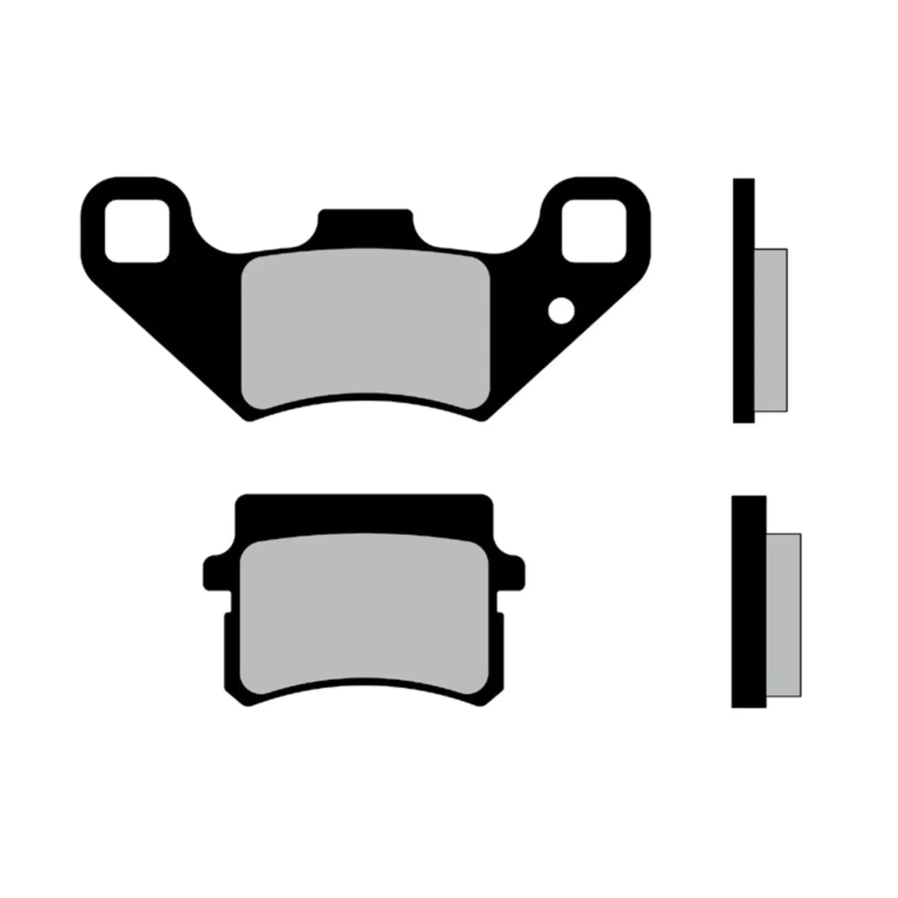 Organischer Motorrad-Bremsbelag Brenta