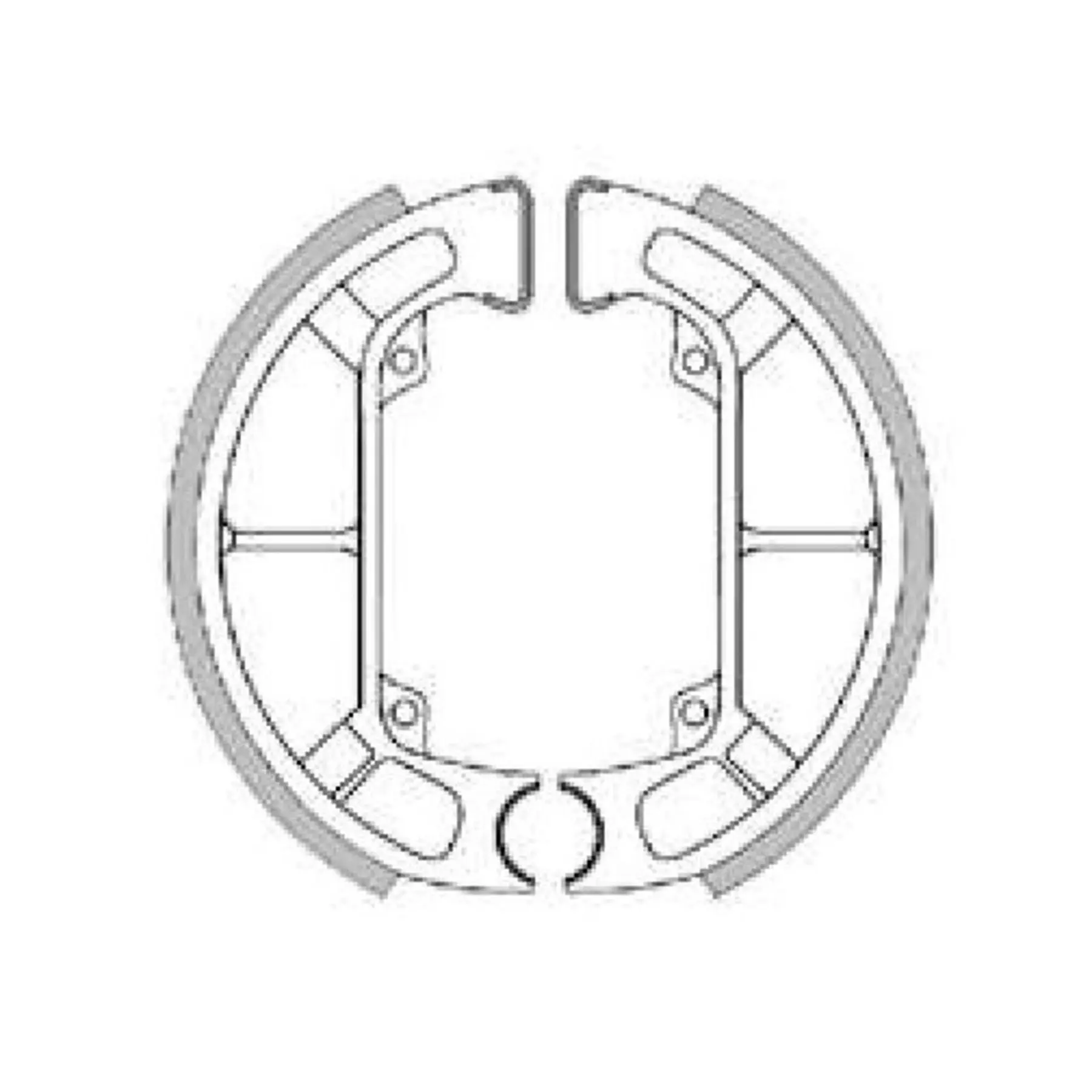 Bremsbacke Motorrad Brenta