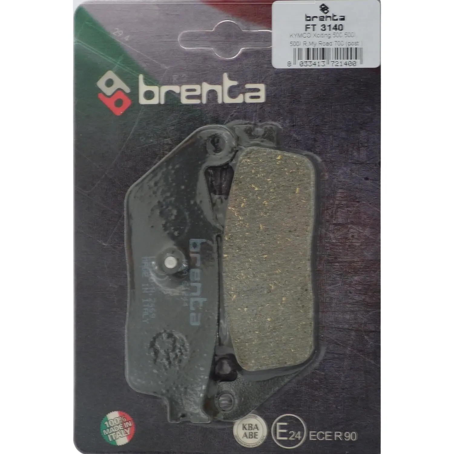 Organischer Motorradbremsbelag Brenta
