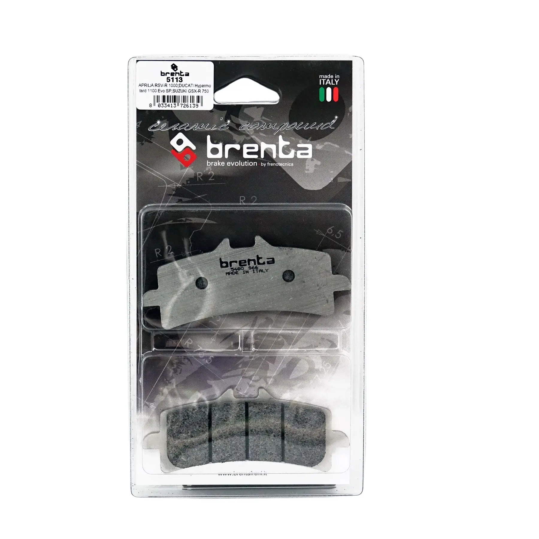 Keramischer Bremsbelag Brenta