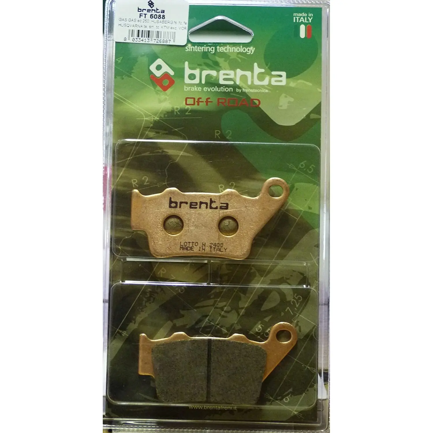 Bremsbelag Offroad-Motorrad Brenta