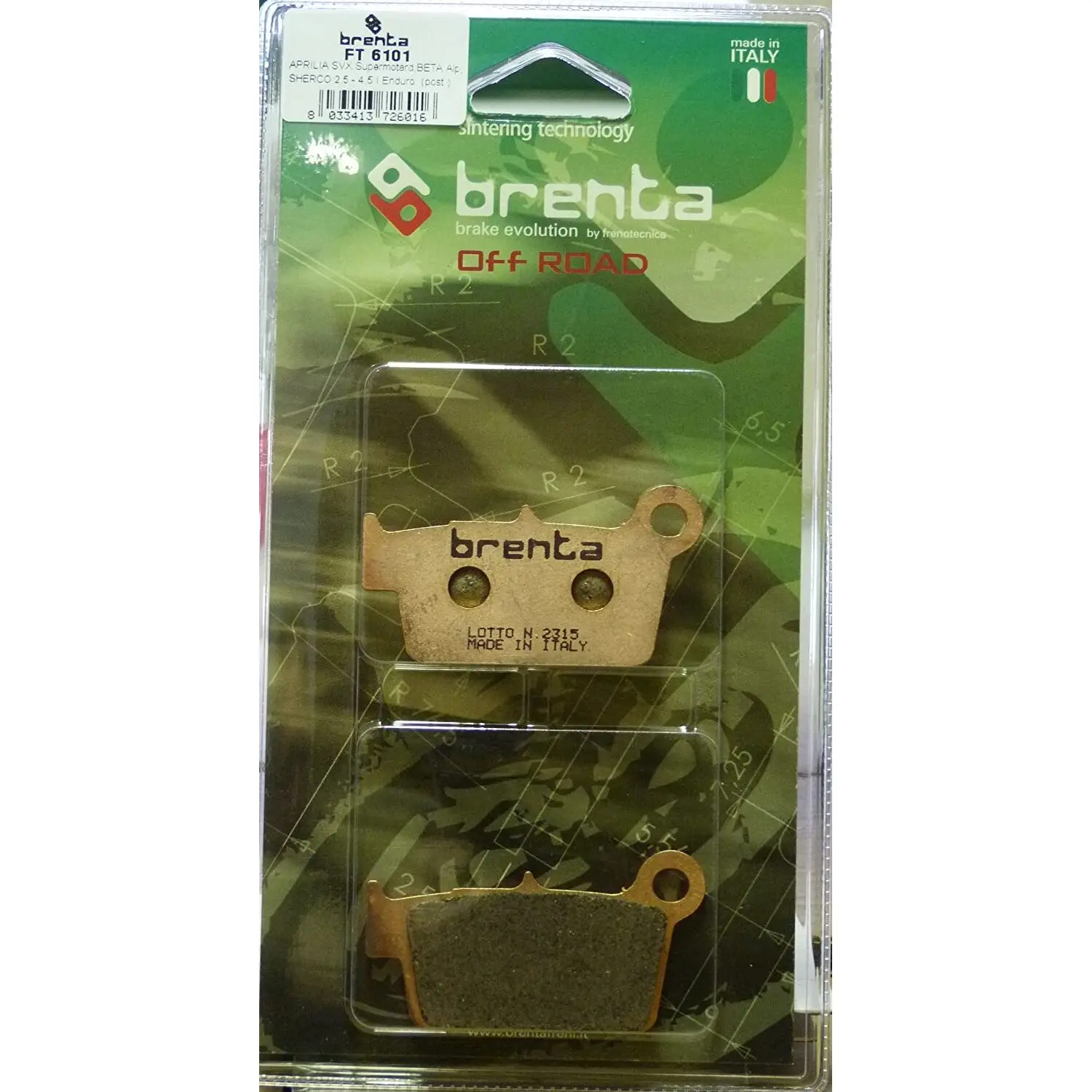 Bremsbelag Offroad-Motorrad Brenta