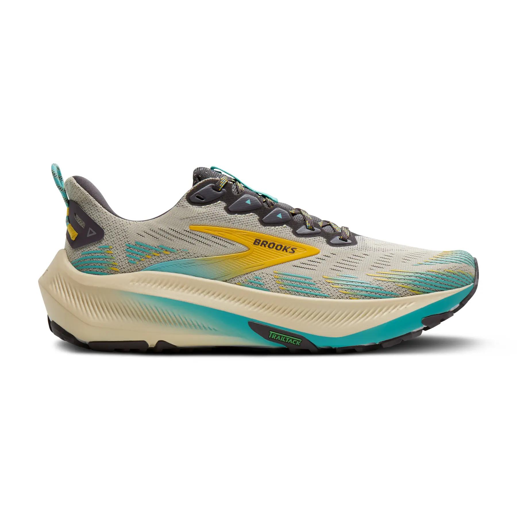 Brooks Men's Beige Trail Running Shoes Ghost Trail