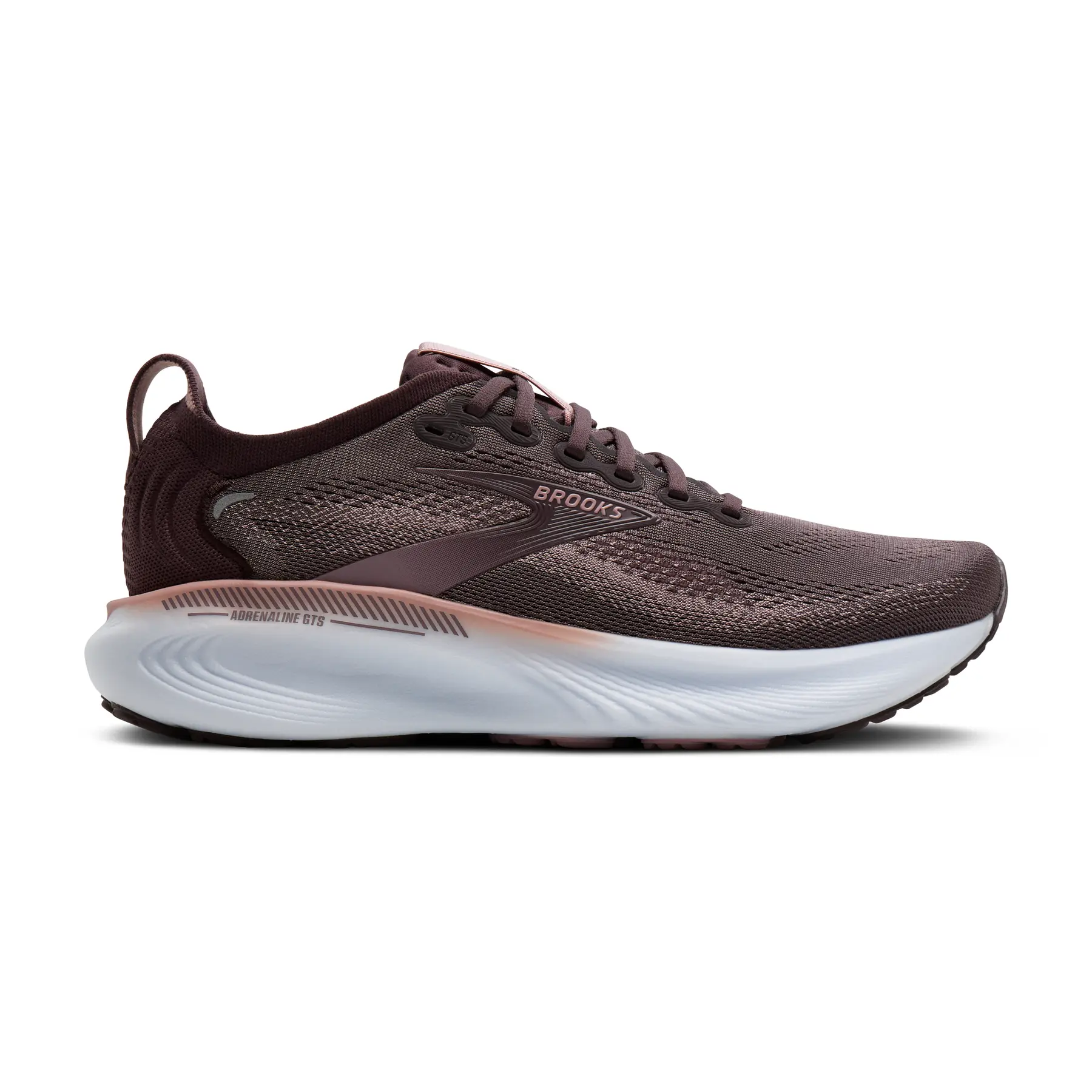 Brooks Adrenaline GTS 25 Women - Product Kleur: Raisin/Woodrose/White / Product Maat: 37.5