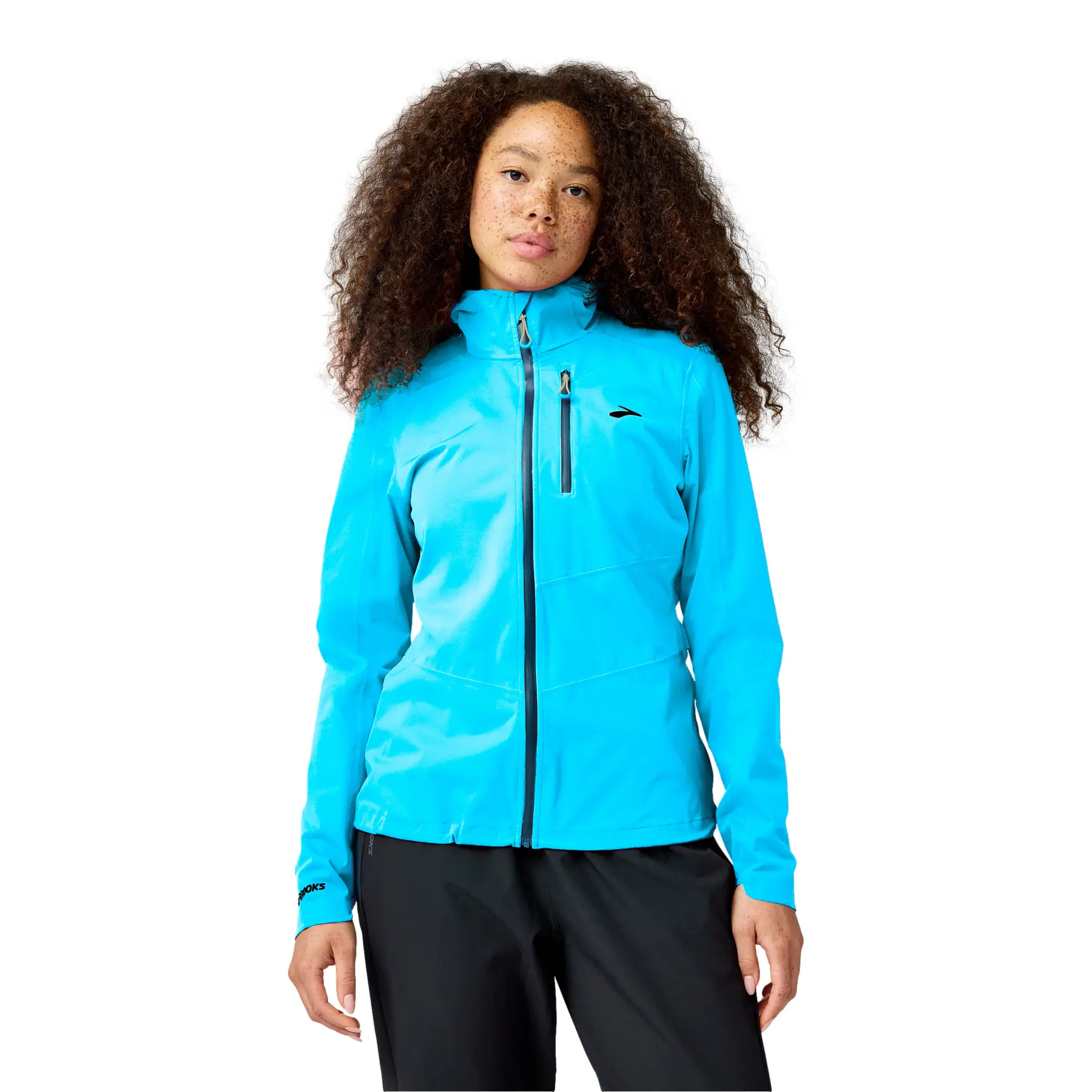 Brooks Women's Bleu Waterproof Jacket High Point