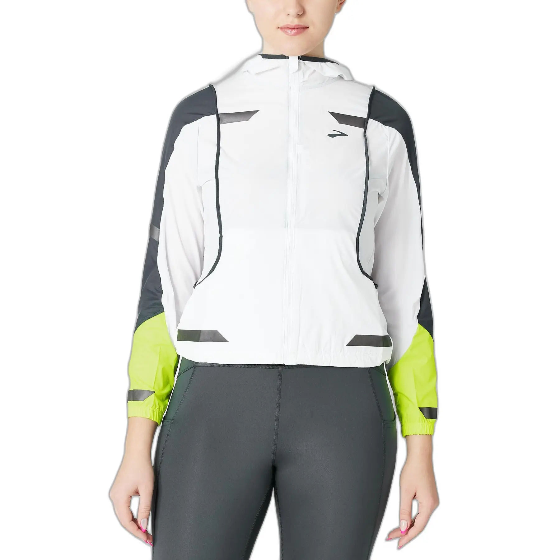 Veste femme Brooks Run Visible Convertible Veste femme Brooks Run Visible Convertible