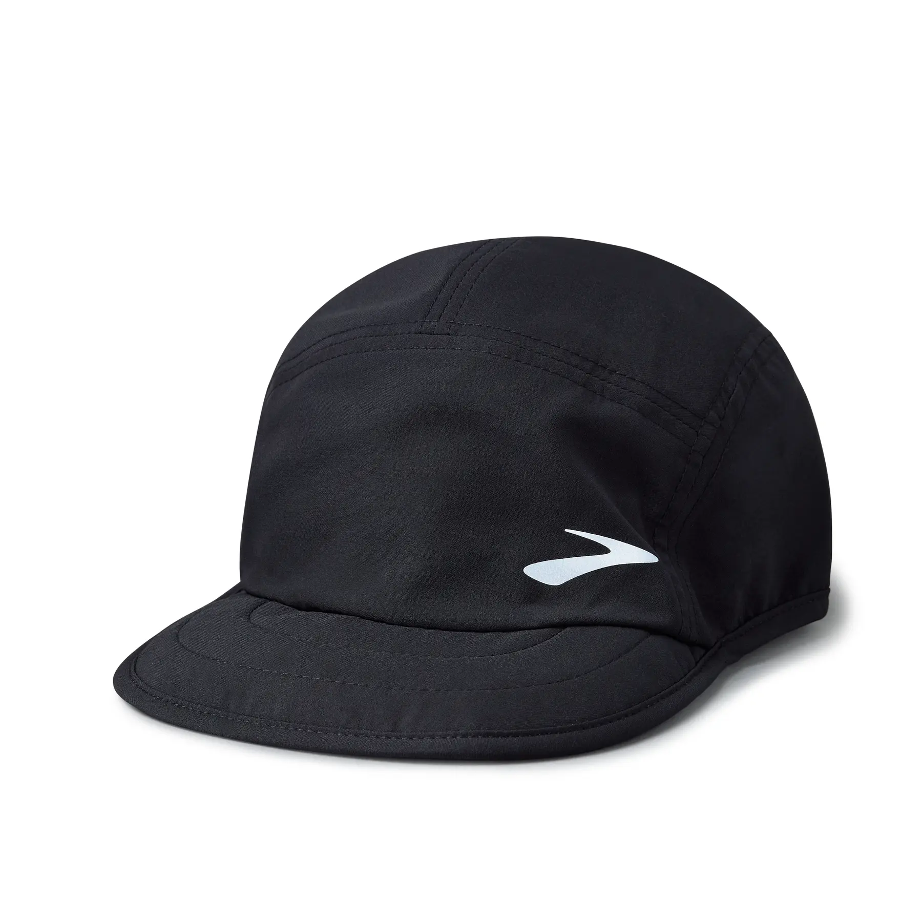 Brooks Unisex Noir 5 Panel Cap Lightweight Packable 2.0