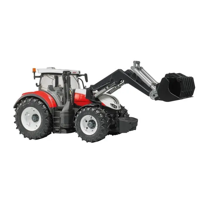 Auto Spiele - steyr 6300 terrus mit Anhänger Bruder