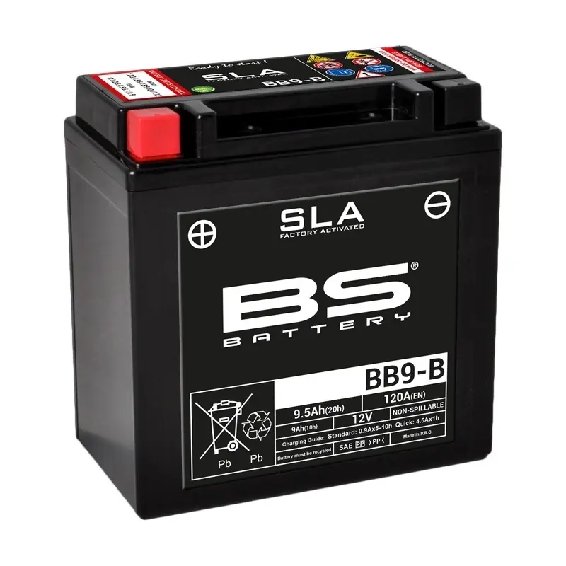 Motorradbatterie BS Battery BB9-B