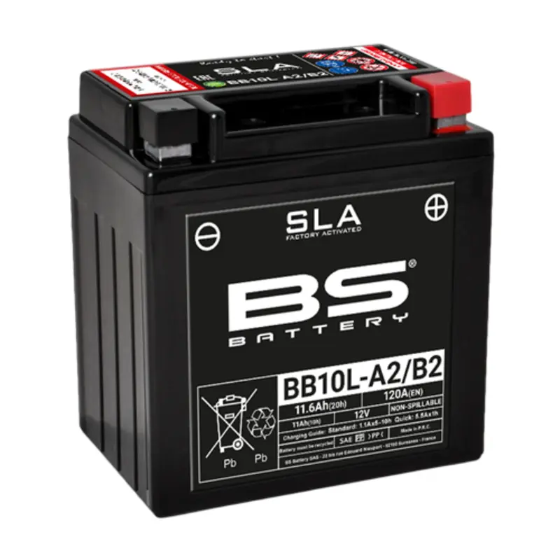 Motorradbatterie BS Battery SLA BB10L-A2/B2