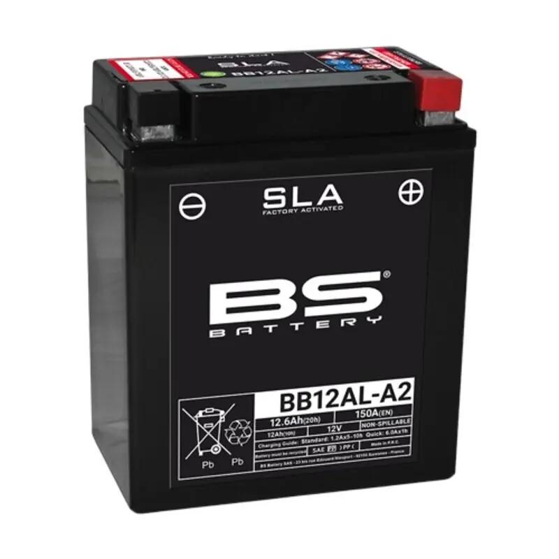 Motorradbatterie BS Battery BB12AL-A2
