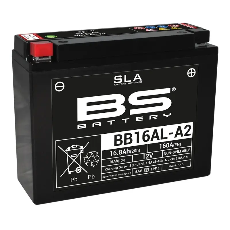 Motorradbatterie BS Battery BB16AL-A2