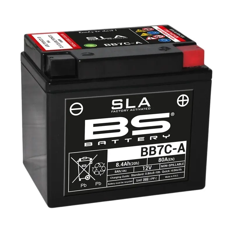 Motorradbatterie BS Battery BB7C-A