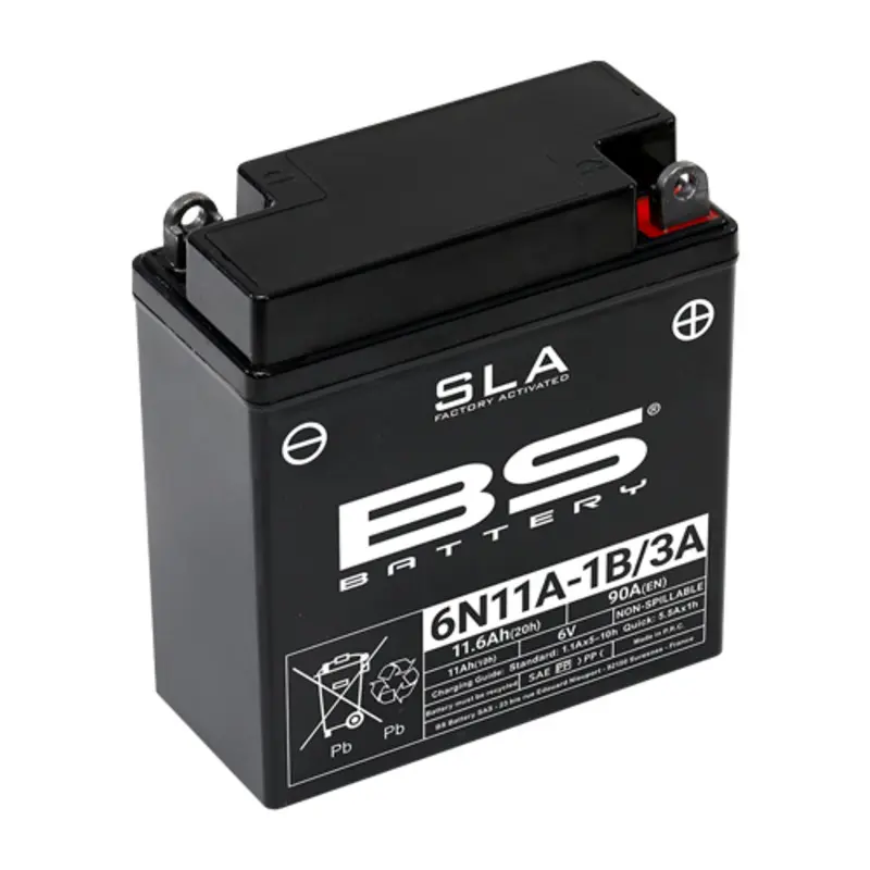 Motorradbatterie Bs Battery 6N11A-1B/3A
