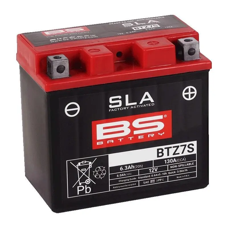 Motorradbatterie BS Battery BTZ7S