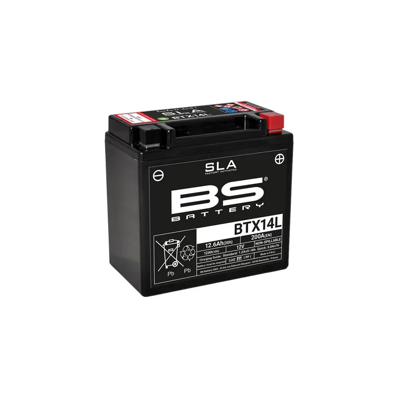 Batteria per moto attivata in fabbrica BS Battery BTX14L