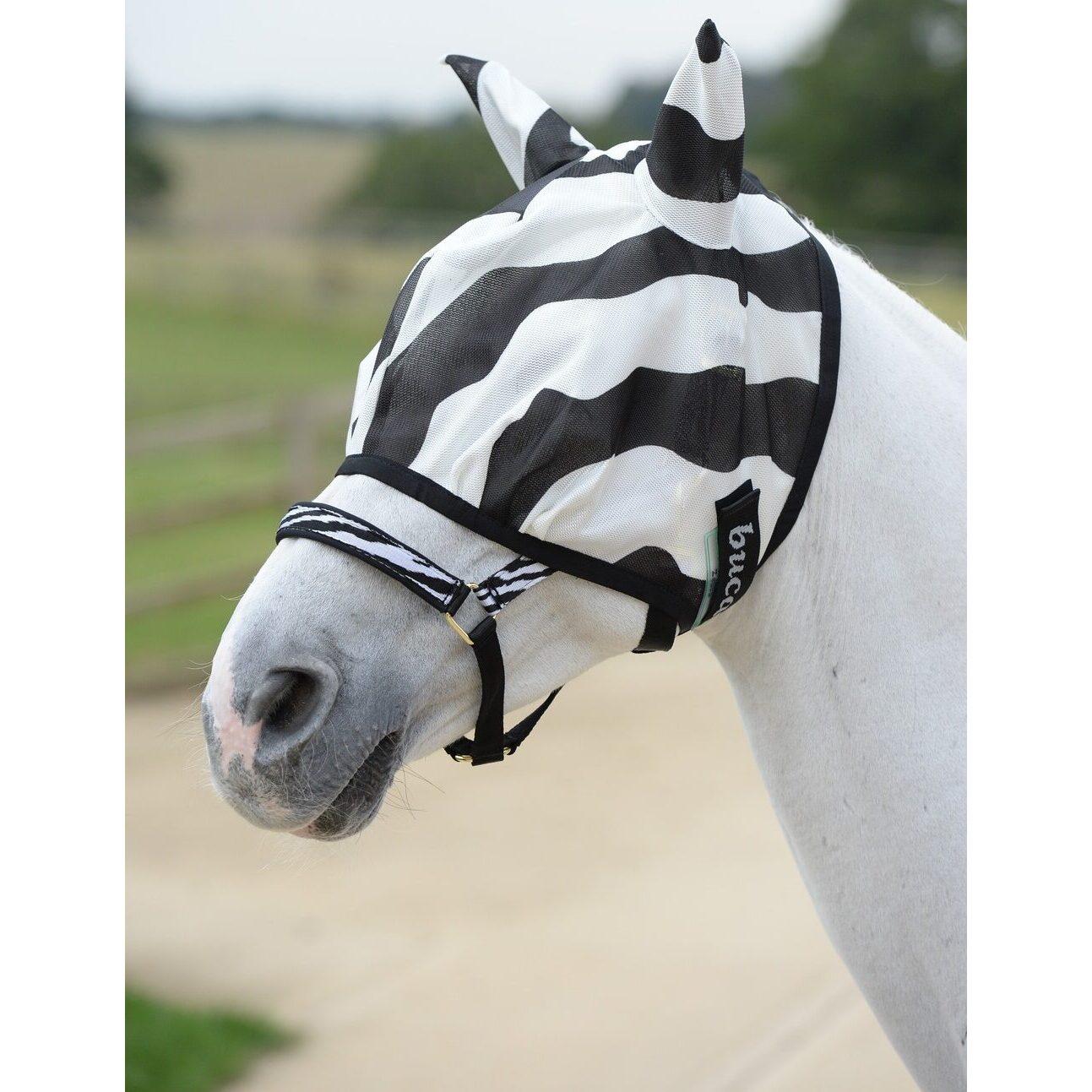 Maschera antimosche Bucas Buzz-Off Zebra