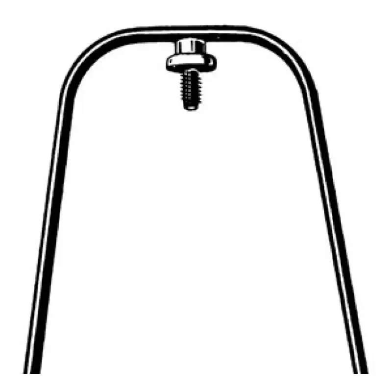 Velo Store - UK Large eyelet mudguard rod Buchel Zinc | Extra 10% off with Subscription, Postage £16.79 to UK Fedex.